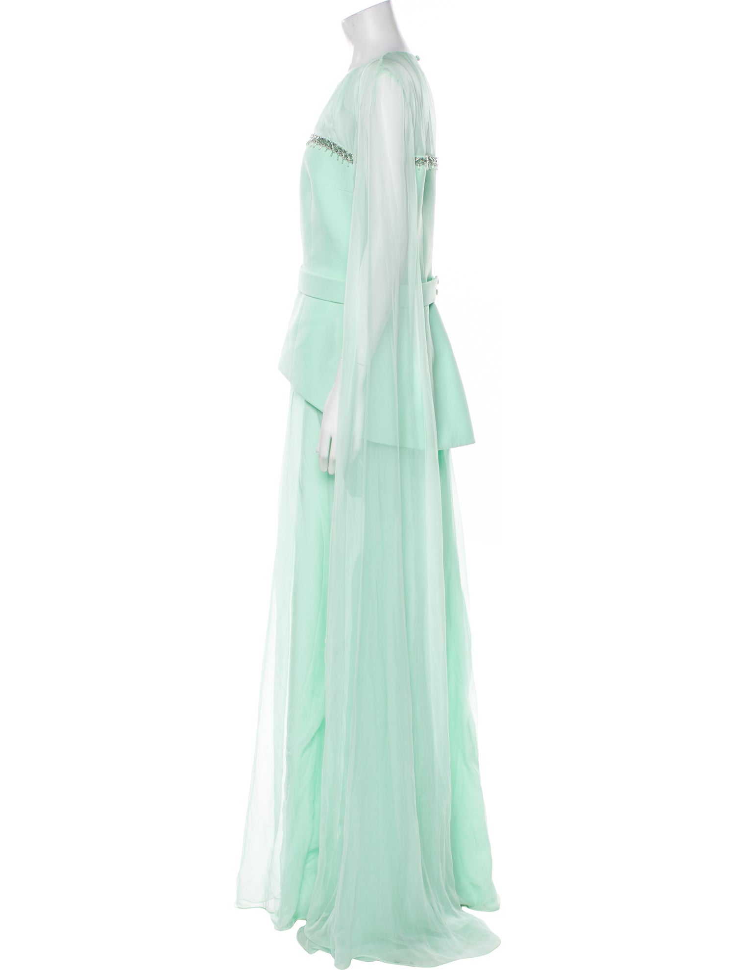 Safiyaa Crew Neck Long Dress