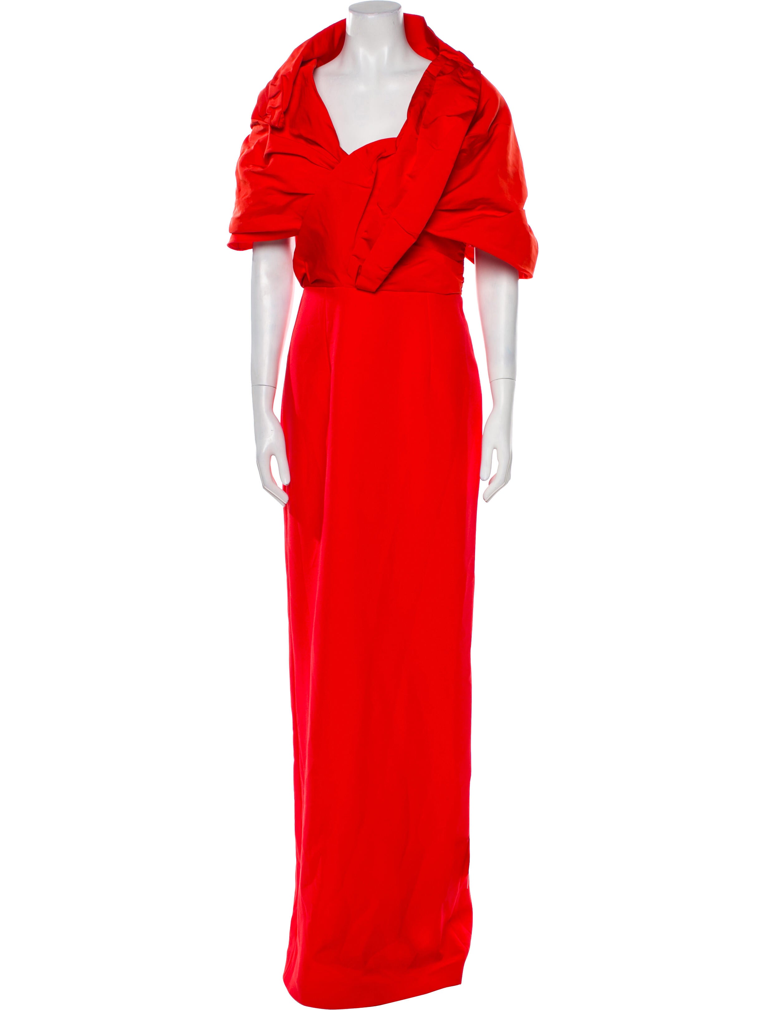 Safiyaa V-Neck Long Dress