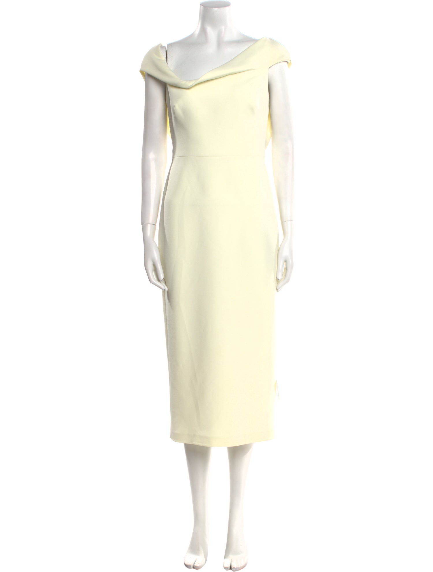 Safiyaa Cowl Neck Midi Length Dress