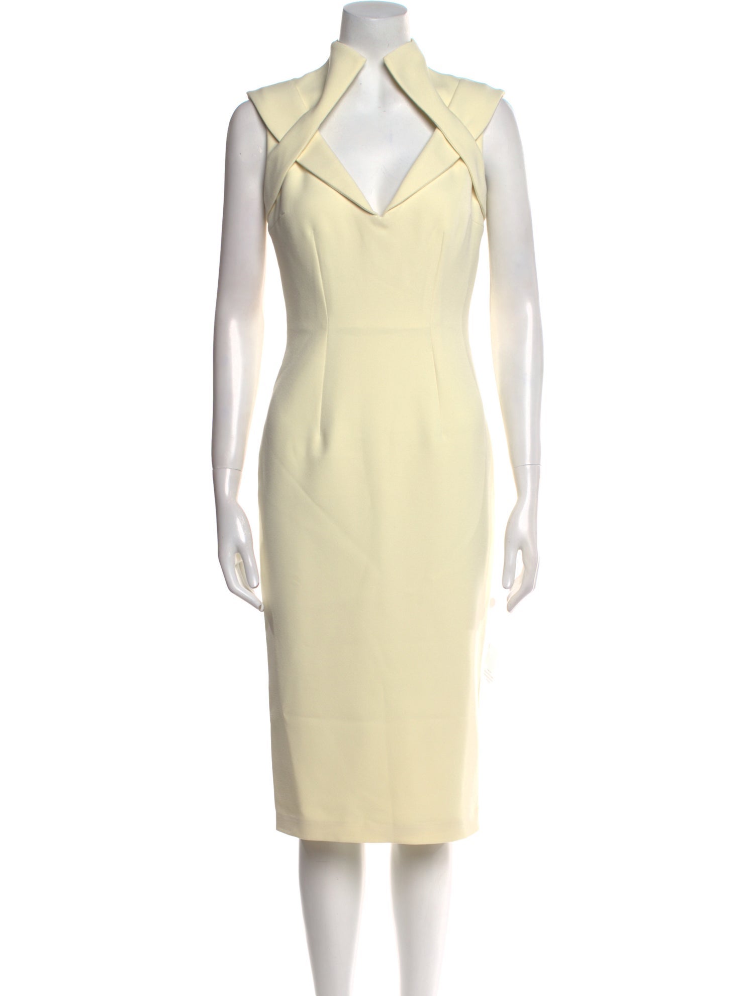 Safiyaa Mock Neck Midi Length Dress w/ Tags