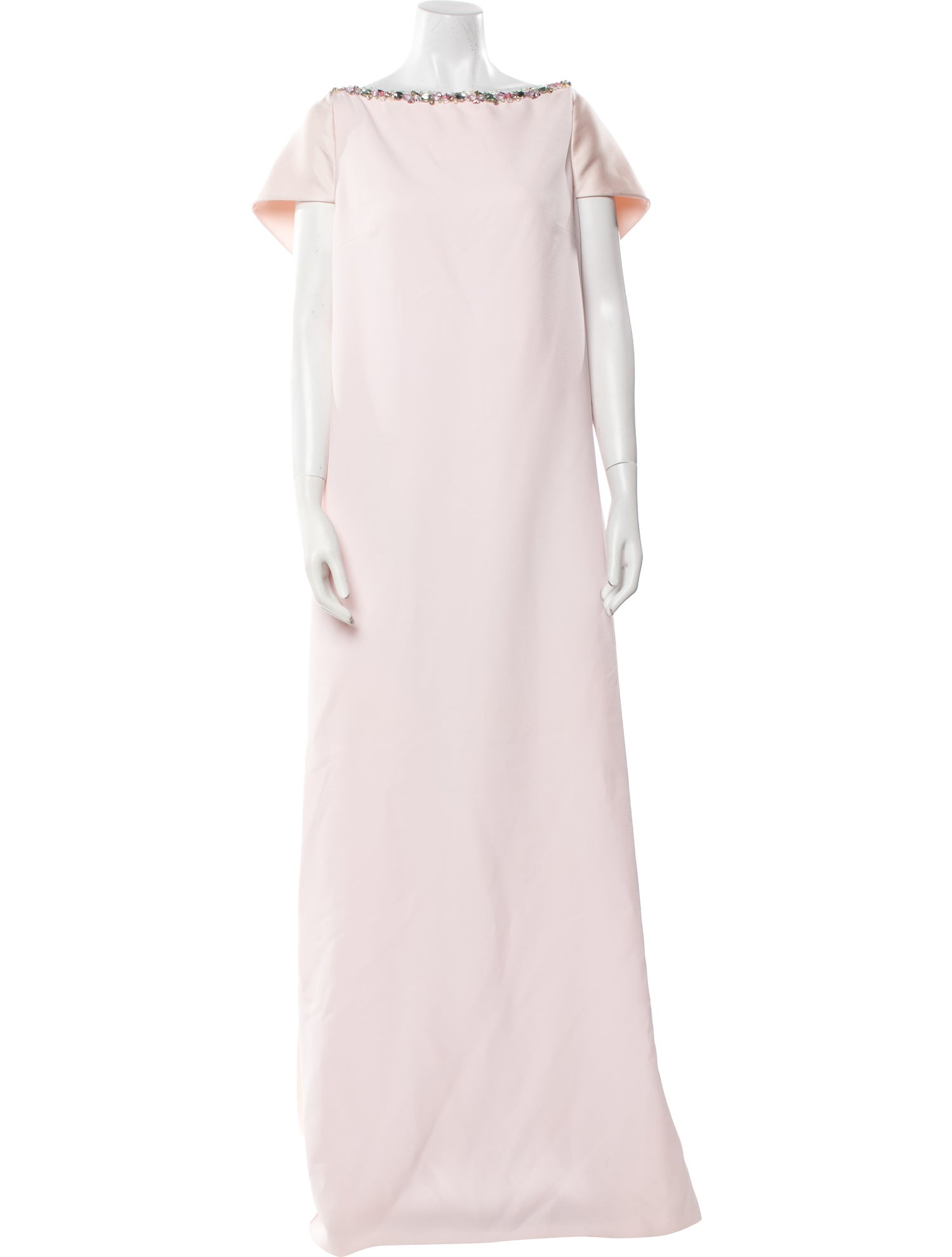 Safiyaa Bateau Neckline Long Dress