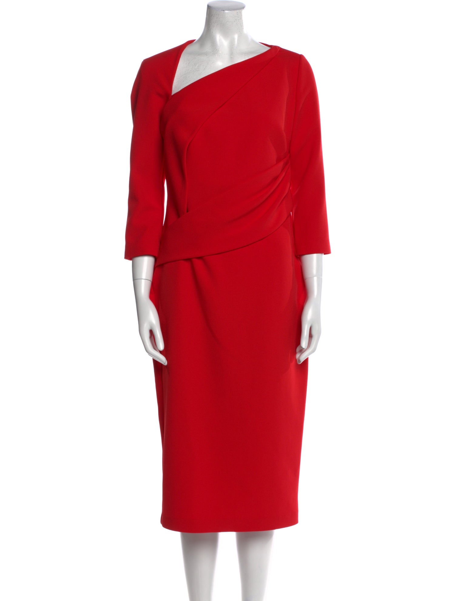 Safiyaa One-Shoulder Midi Length Dress