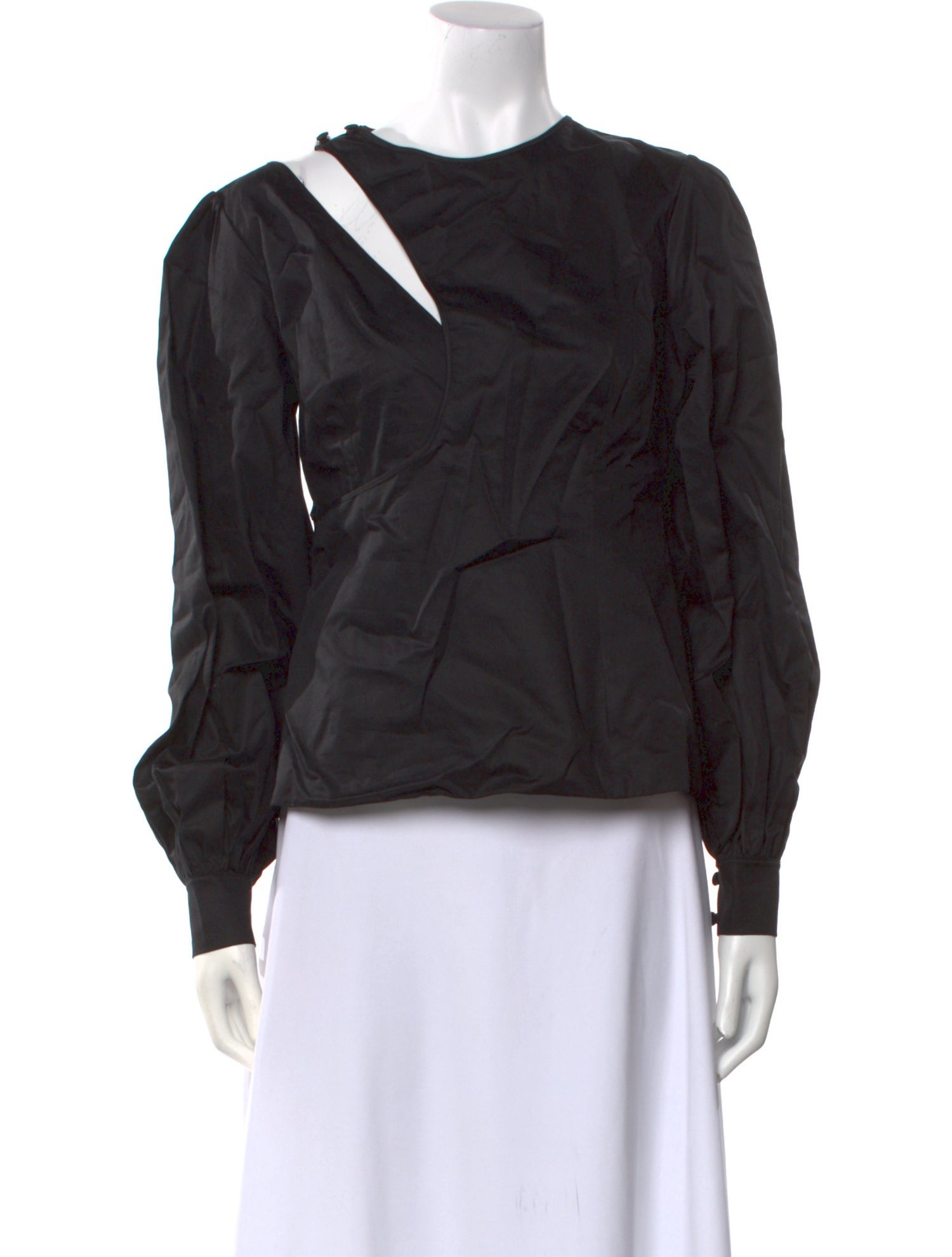 Safiyaa Crew Neck Long Sleeve Sweatshirt