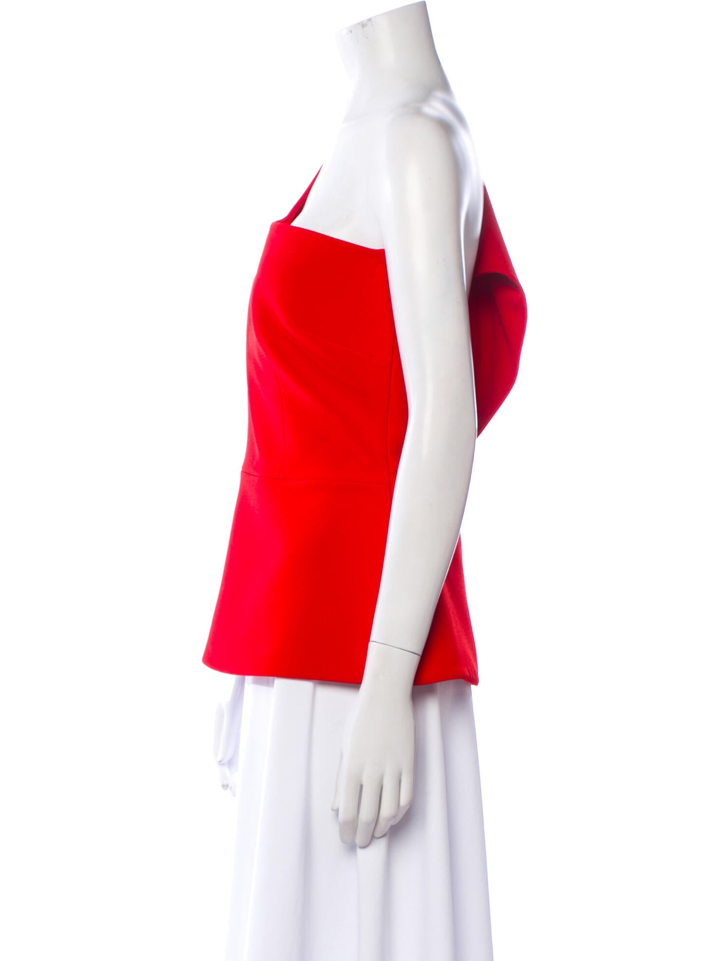 Safiyaa One-Shoulder Sleeveless Top