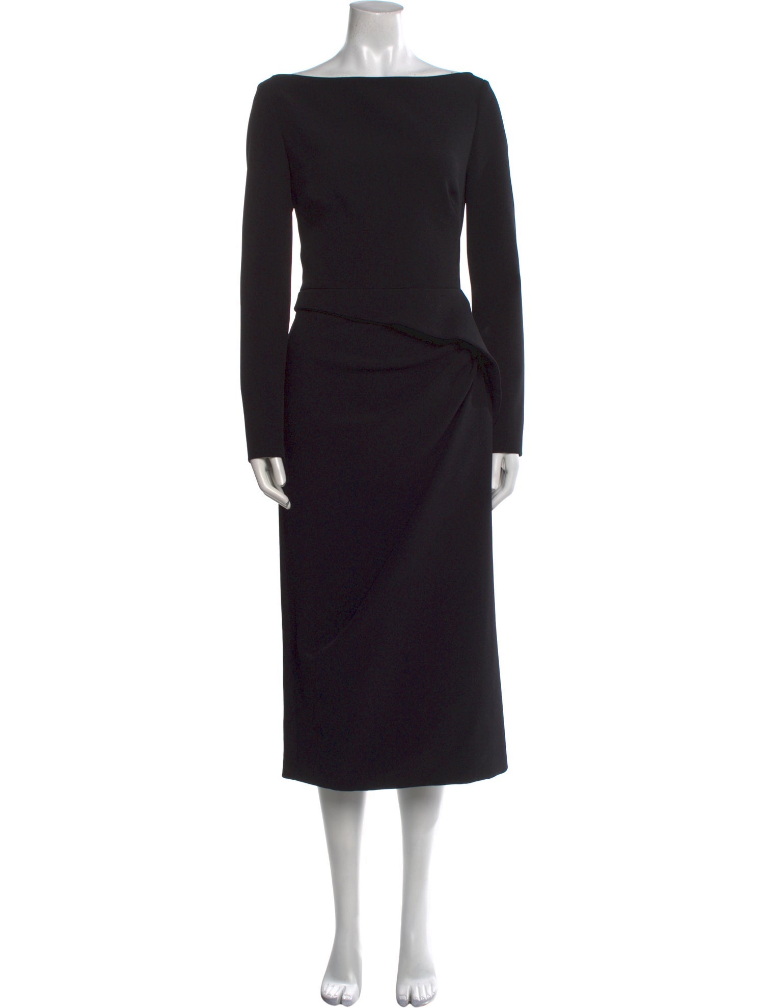 Safiyaa Bateau Neckline Midi Length Dress w/ Tags