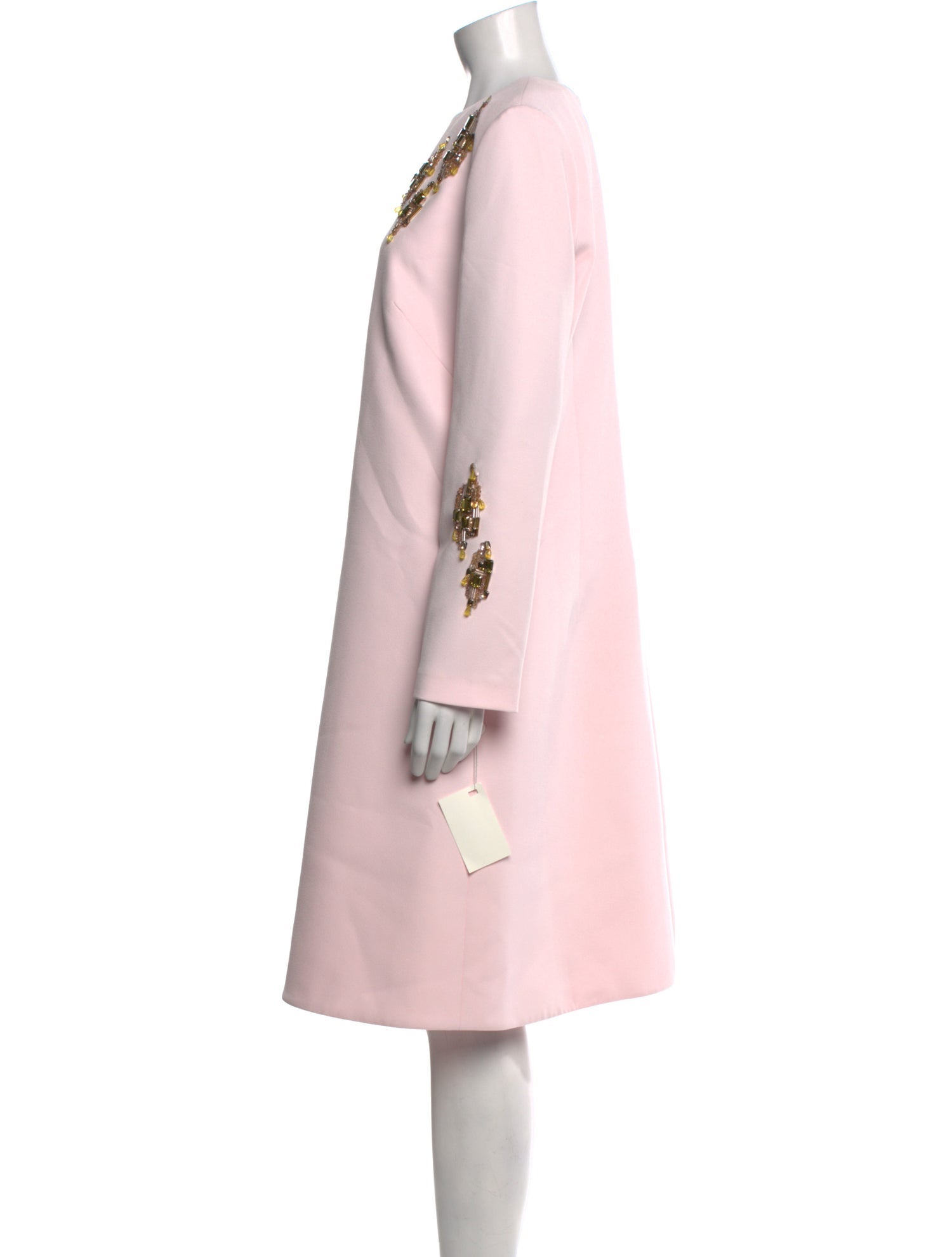 Safiyaa Bateau Neckline Knee-Length Dress w/ Tags