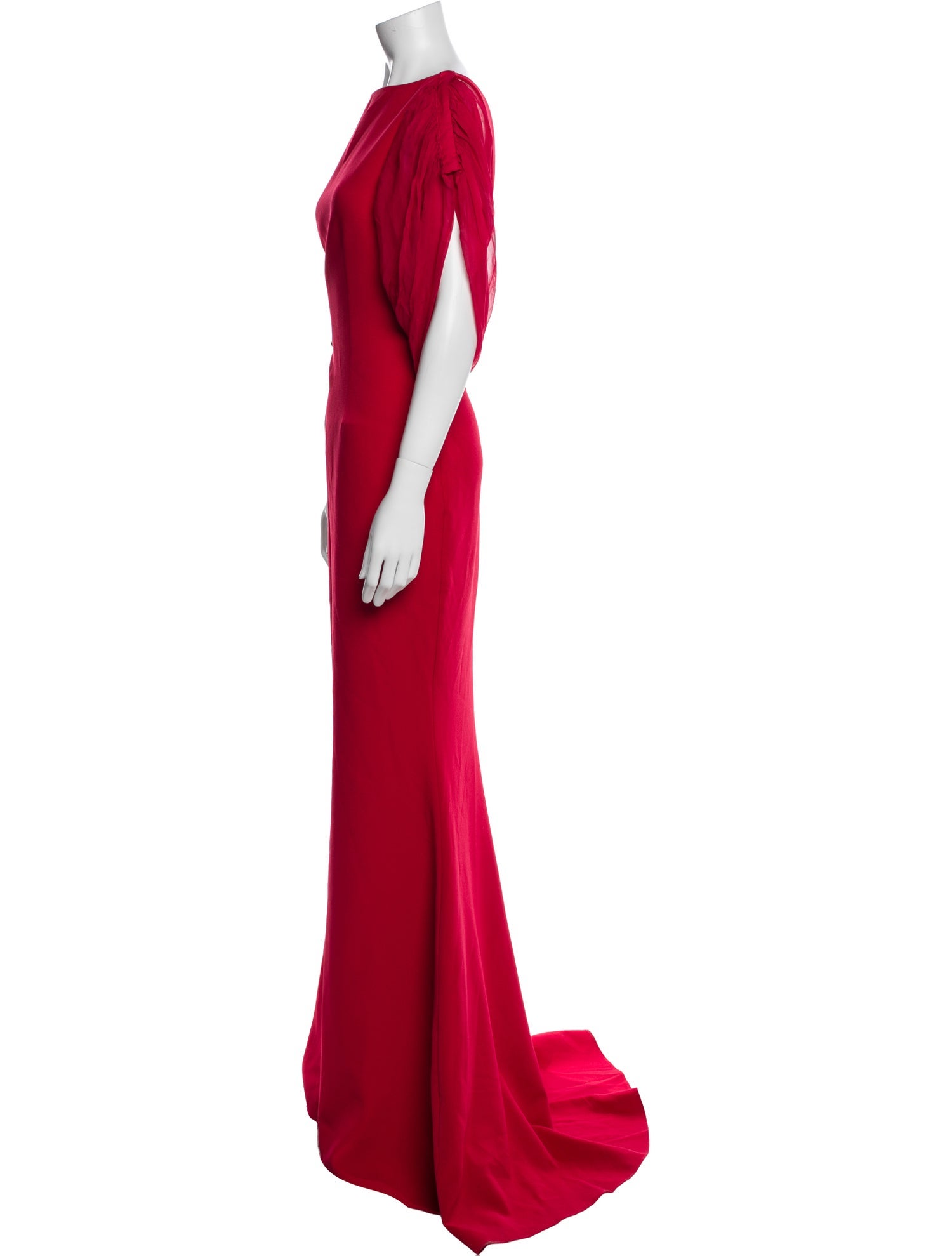 Safiyaa Bateau Neckline Long Dress