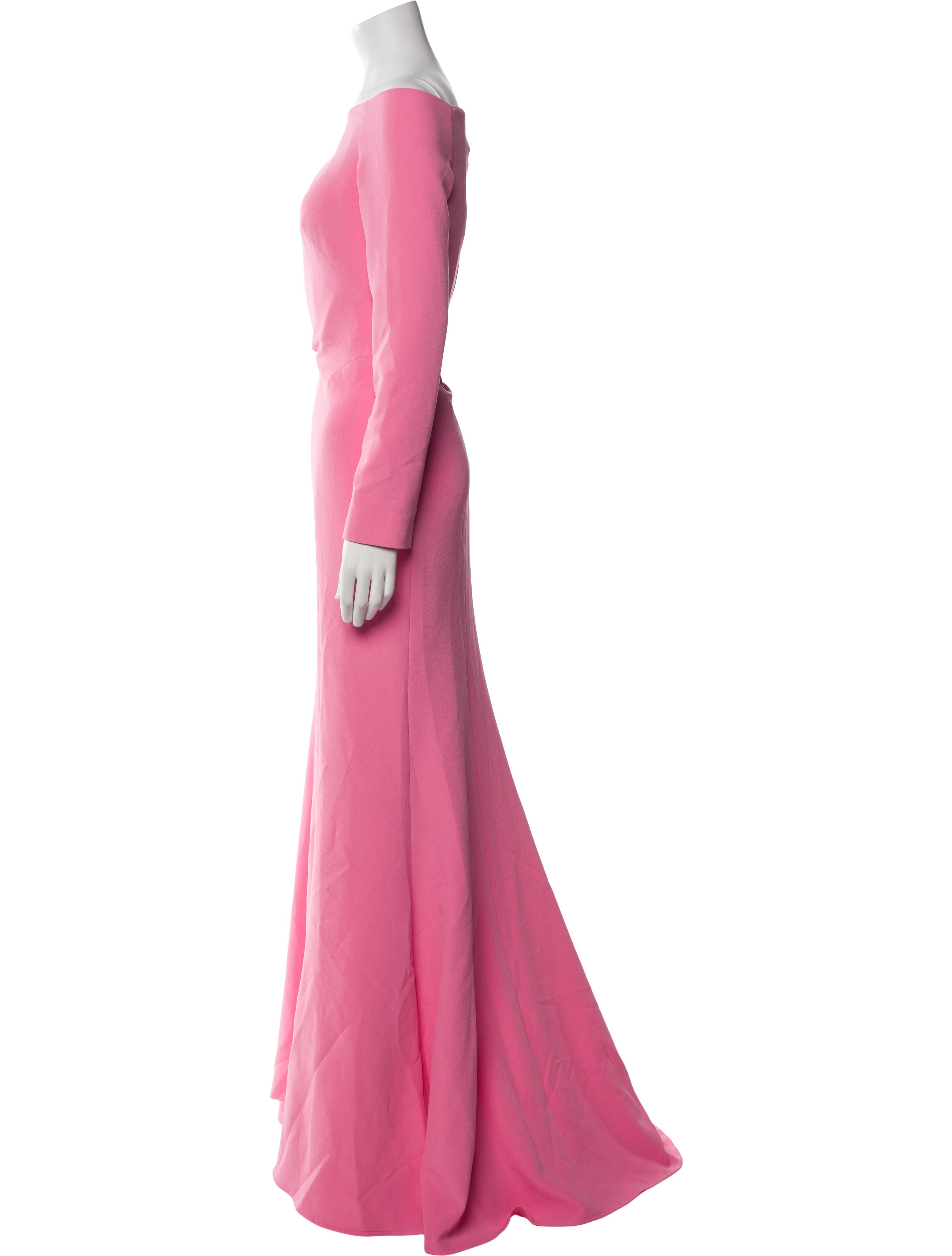 Safiyaa Bateau Neckline Long Dress