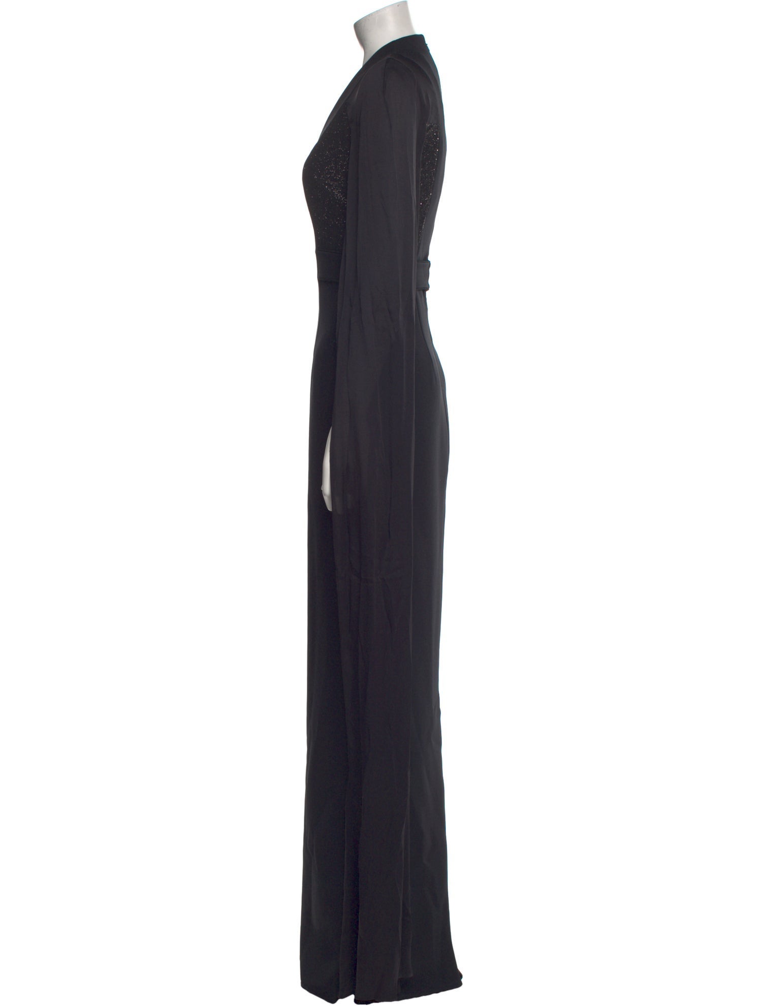 Safiyaa V-Neck Long Dress
