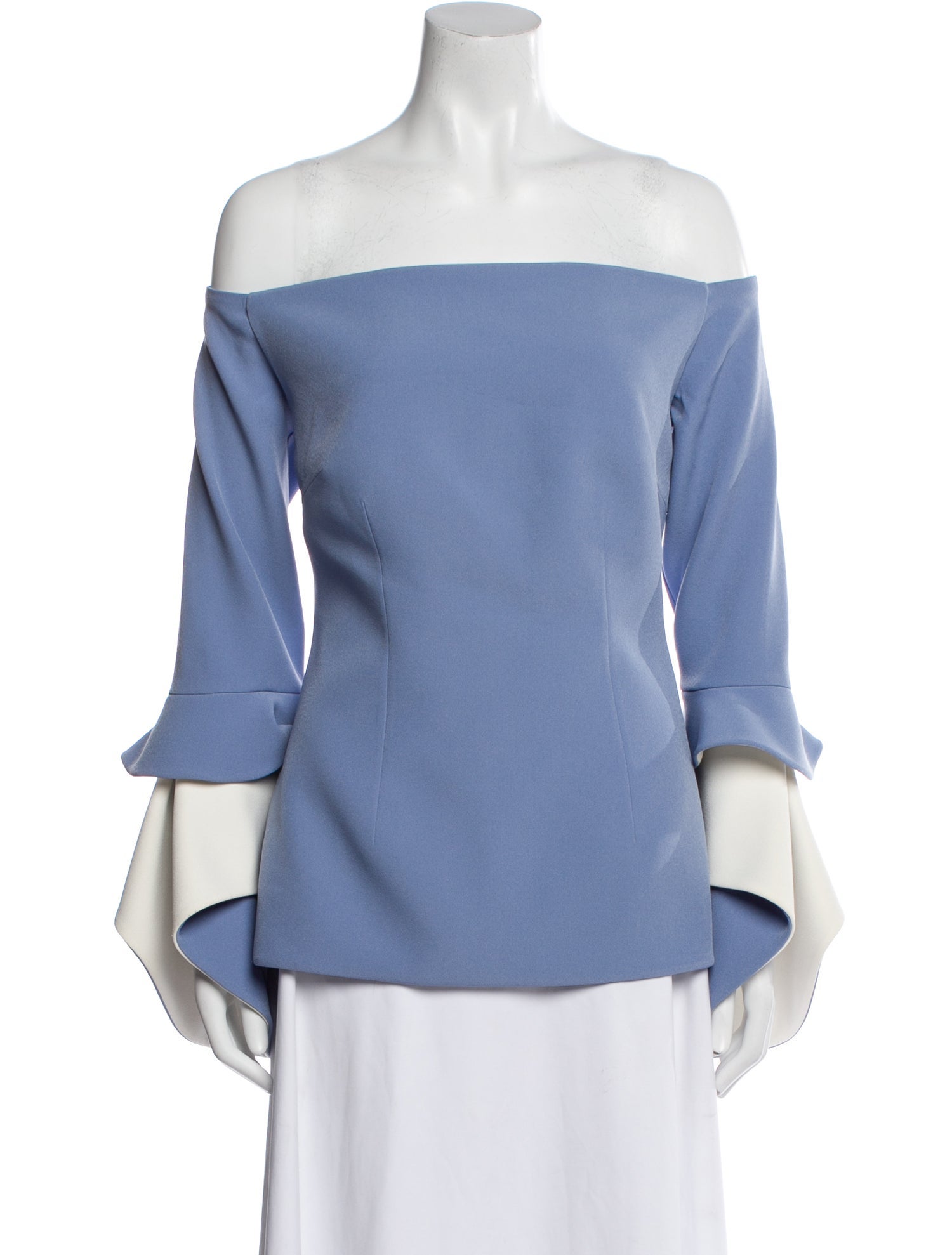 Safiyaa Off-The-Shoulder Three-Quarter Sleeve Blouse