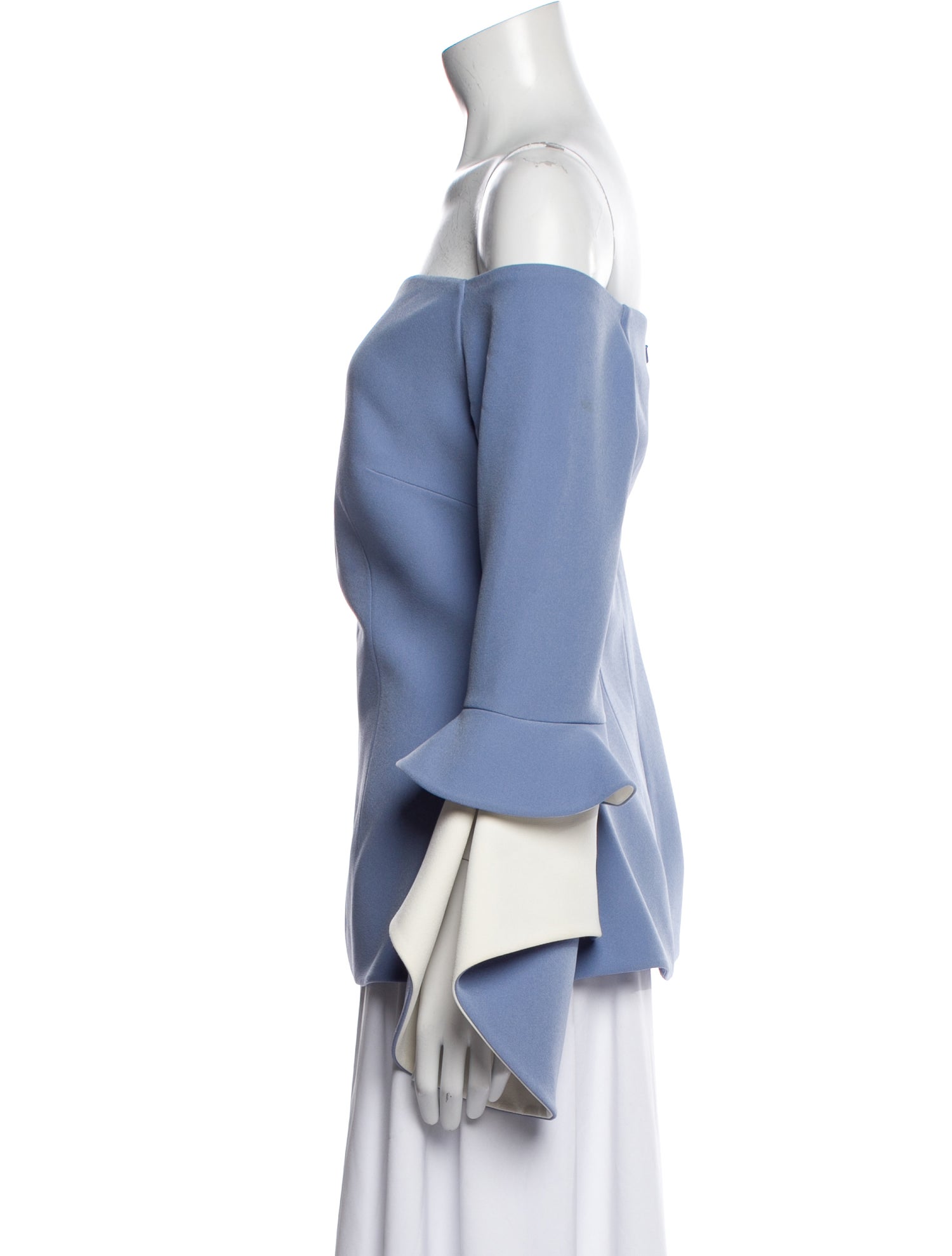 Safiyaa Off-The-Shoulder Three-Quarter Sleeve Blouse