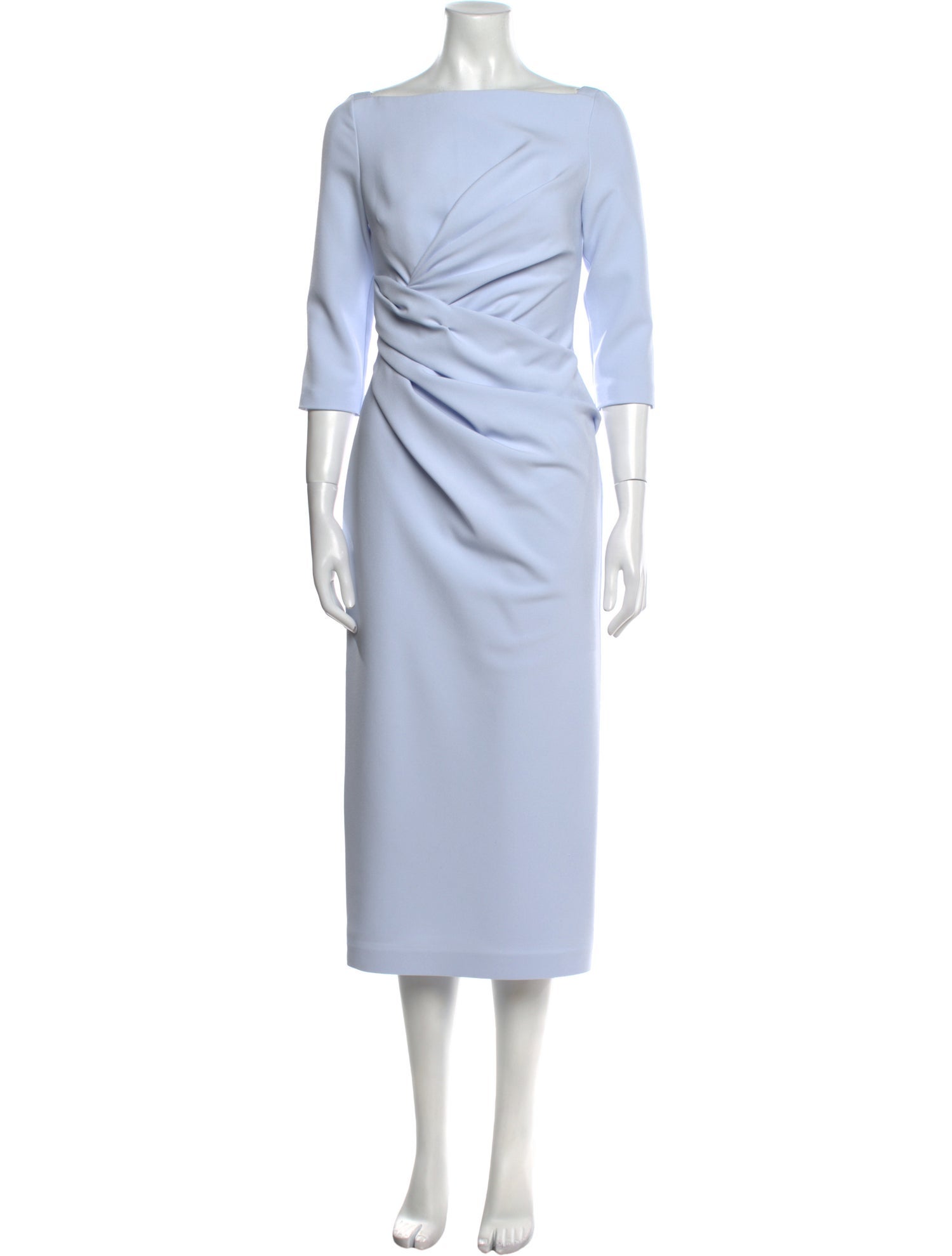 Safiyaa Bateau Neckline Midi Length Dress