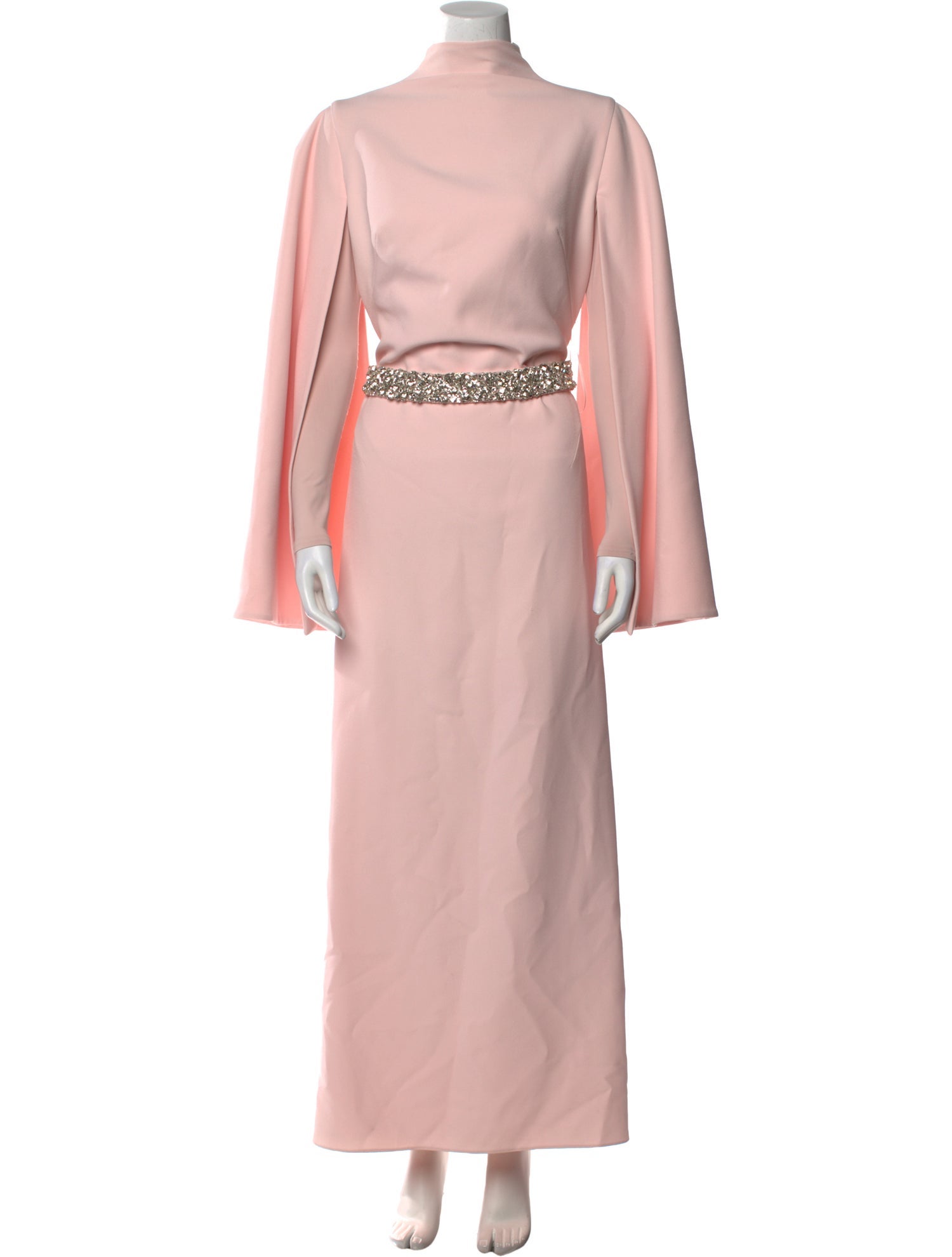 Safiyaa Mock Neck Long Dress