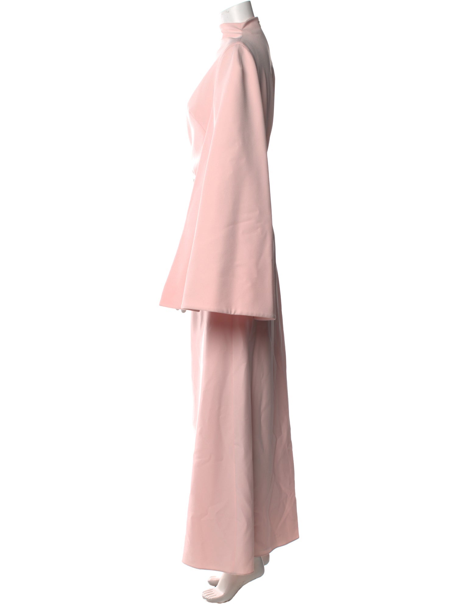 Safiyaa Mock Neck Long Dress
