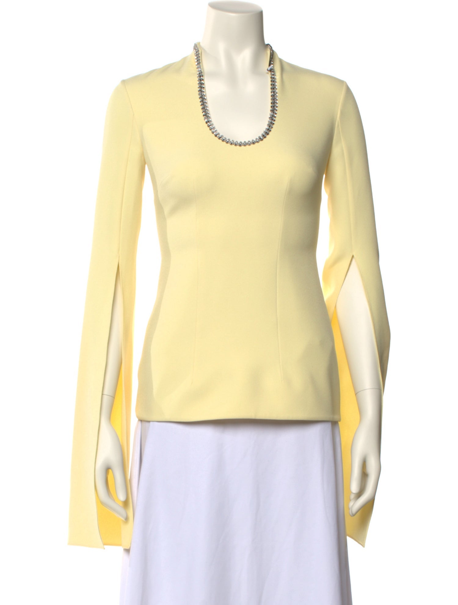 Safiyaa Scoop Neck Long Sleeve Top w/ Tags