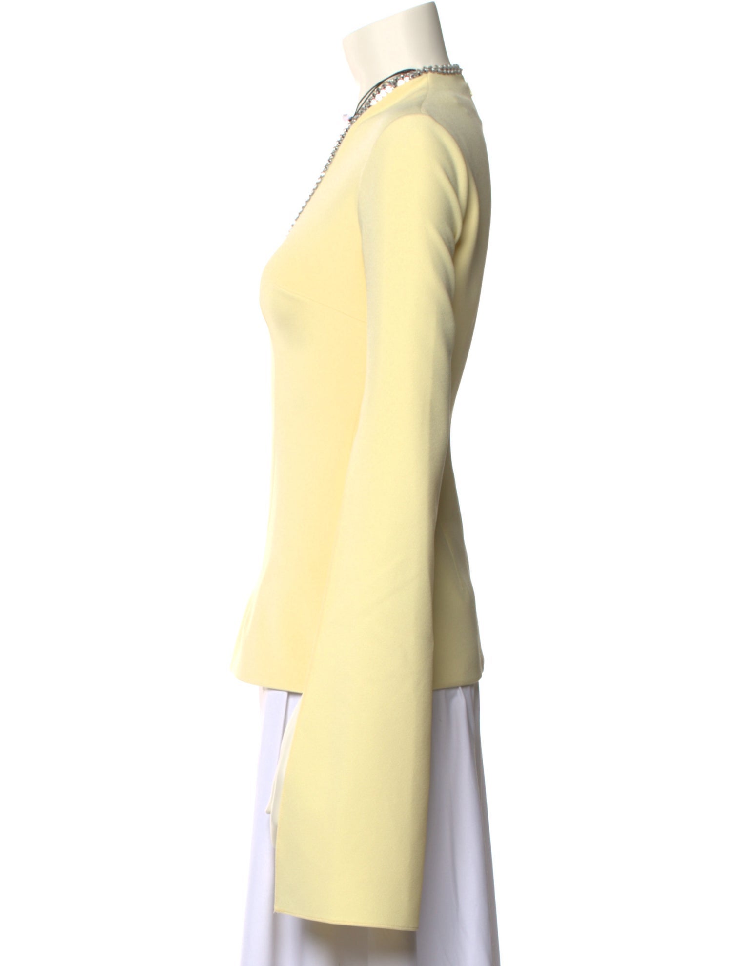 Safiyaa Scoop Neck Long Sleeve Top w/ Tags