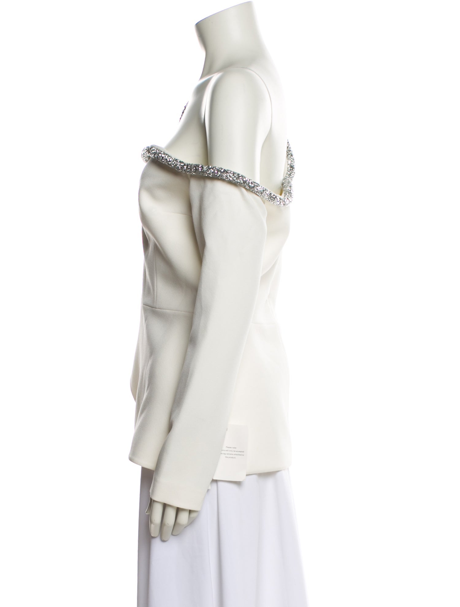 Safiyaa One-Shoulder Long Sleeve Blouse w/ Tags