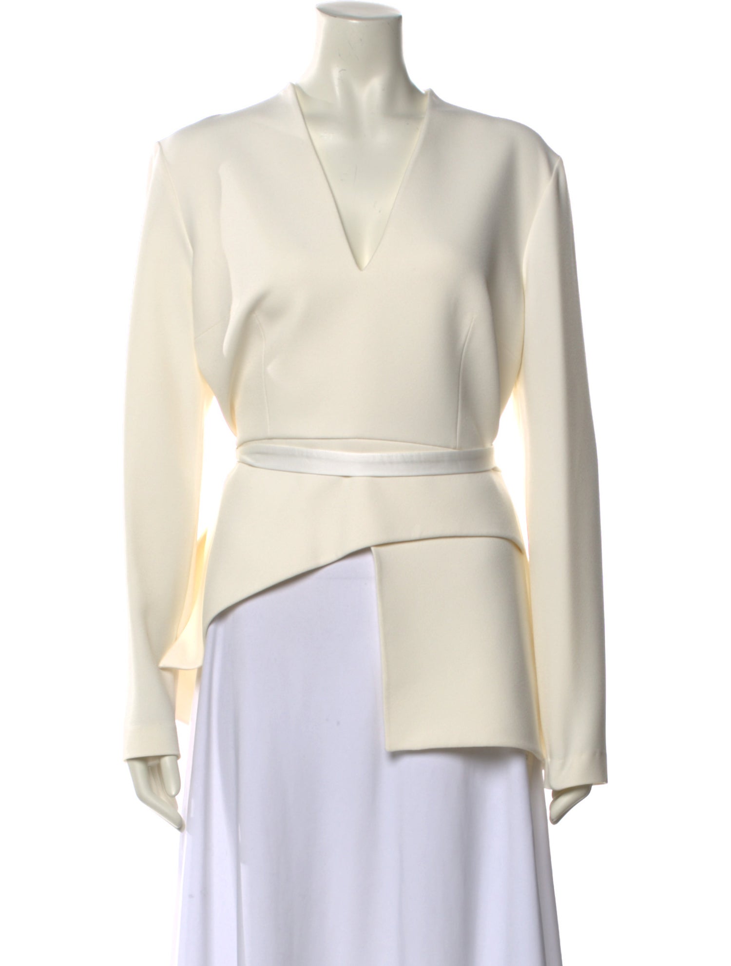 Safiyaa V-Neck Long Sleeve Blouse w/ Tags