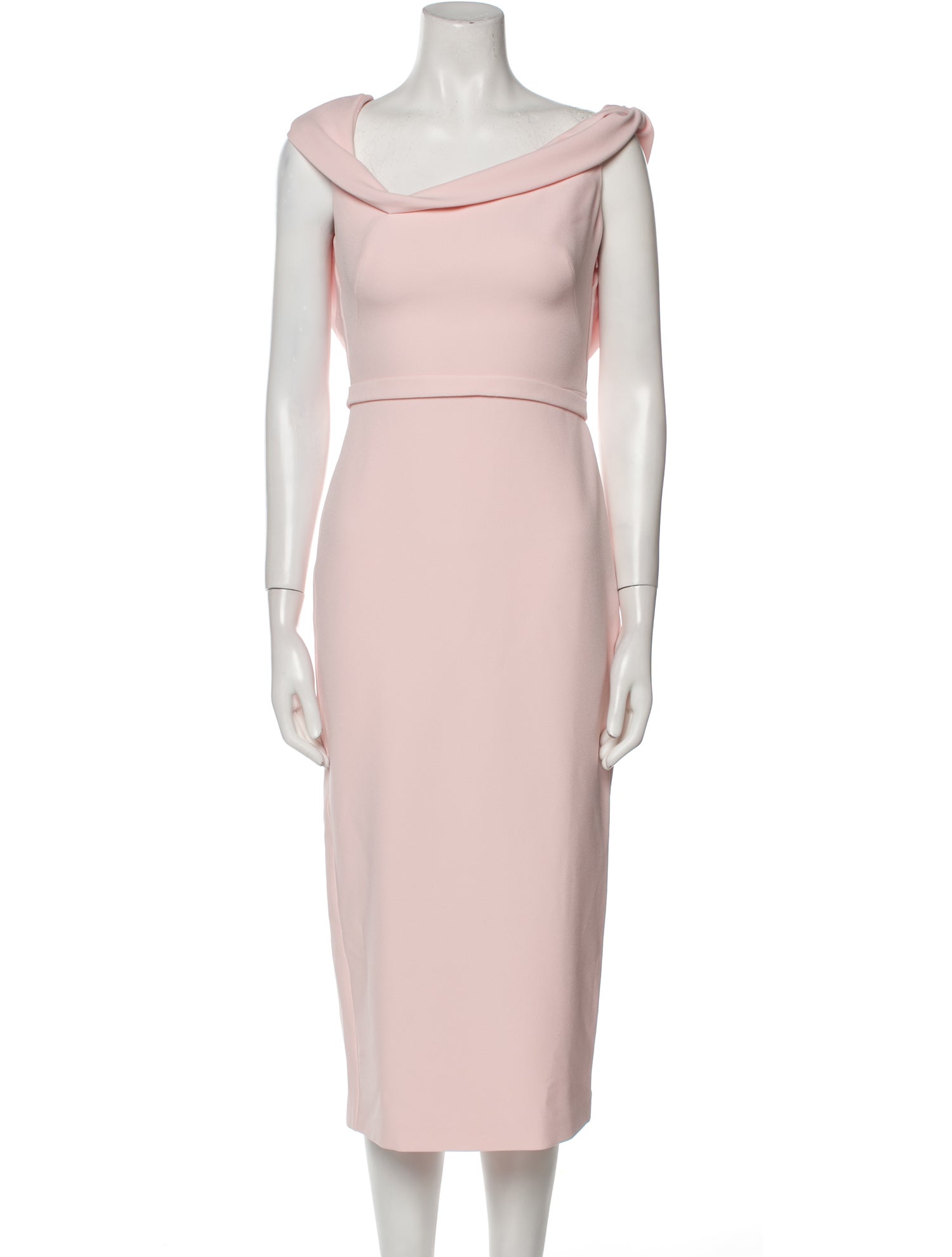 Saffiya Cowl Neck Midi Length Dress w/ Tags