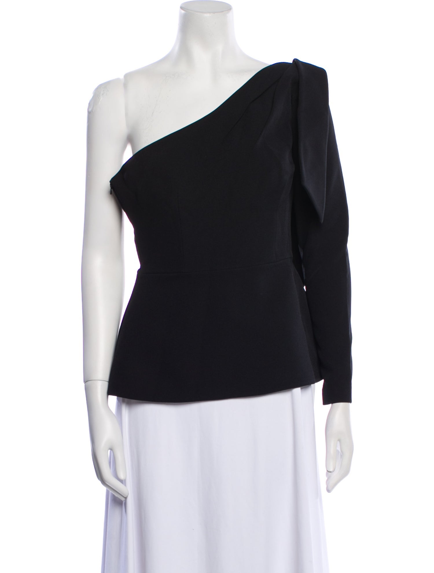 Saffiya One-Shoulder Long Sleeve Top