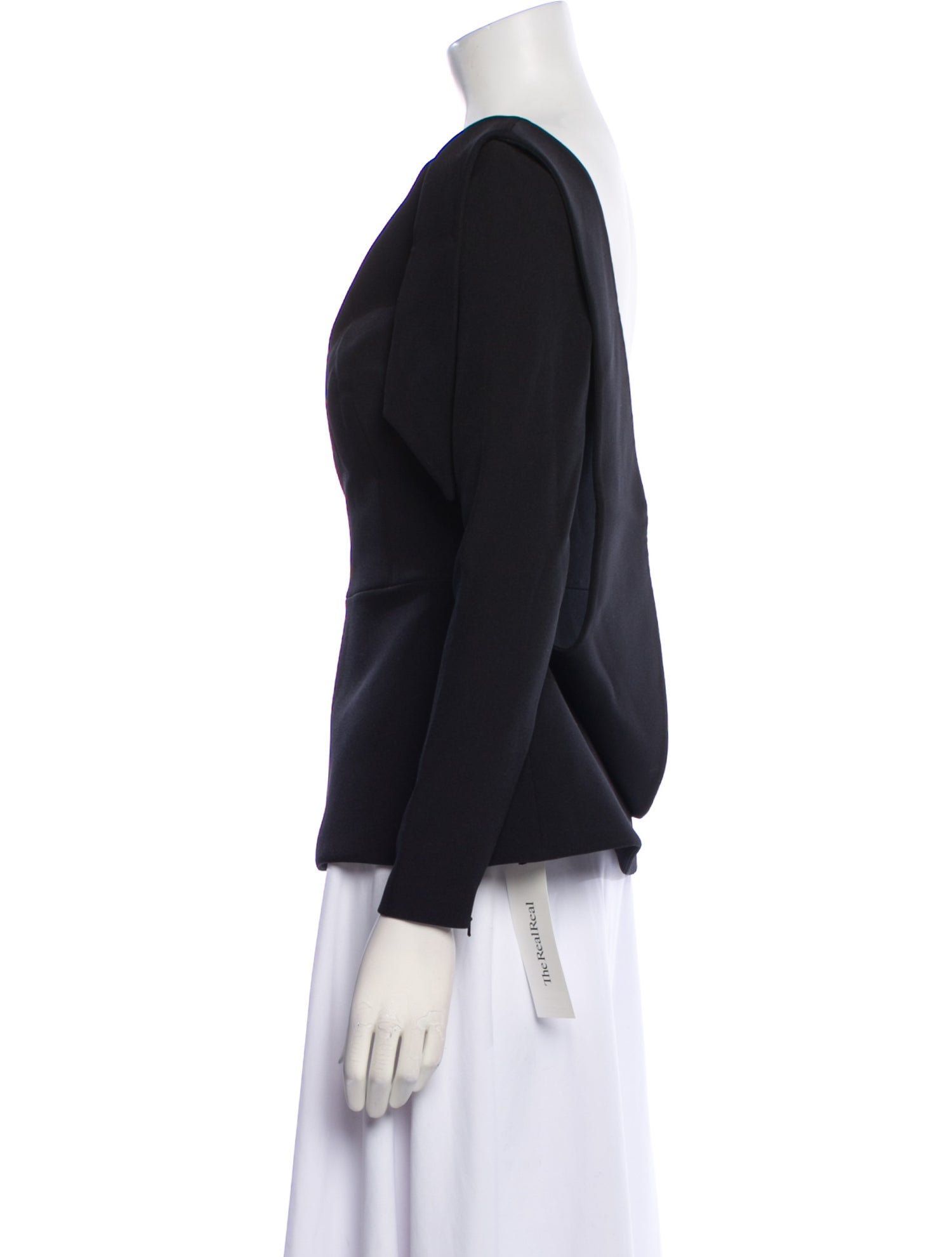 Saffiya One-Shoulder Long Sleeve Top