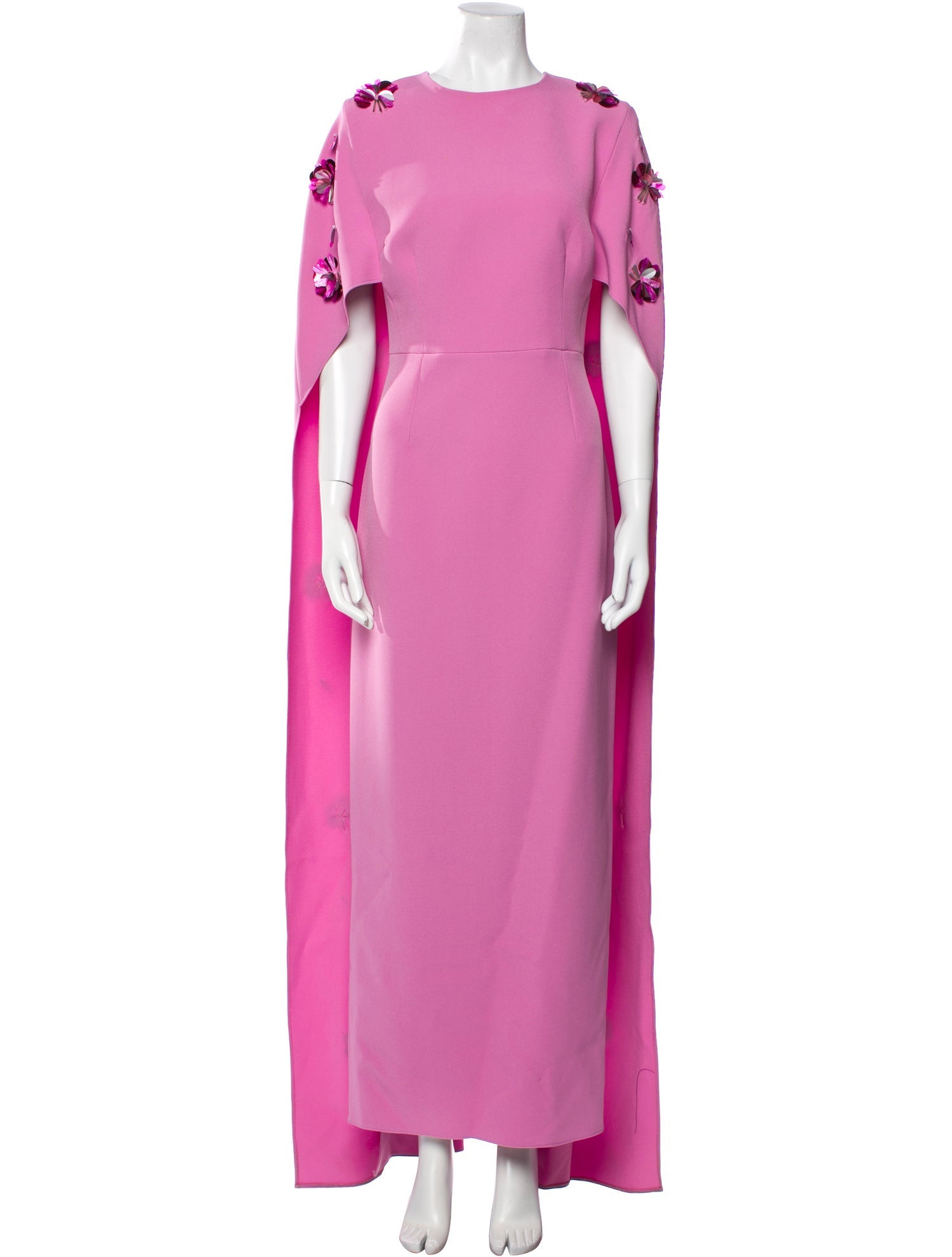 Saffiya Crew Neck Long Dress