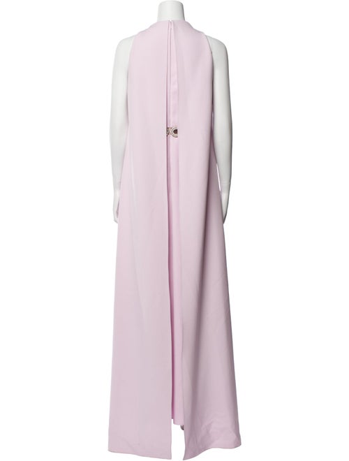 Saffiya Mock Neck Long Dress