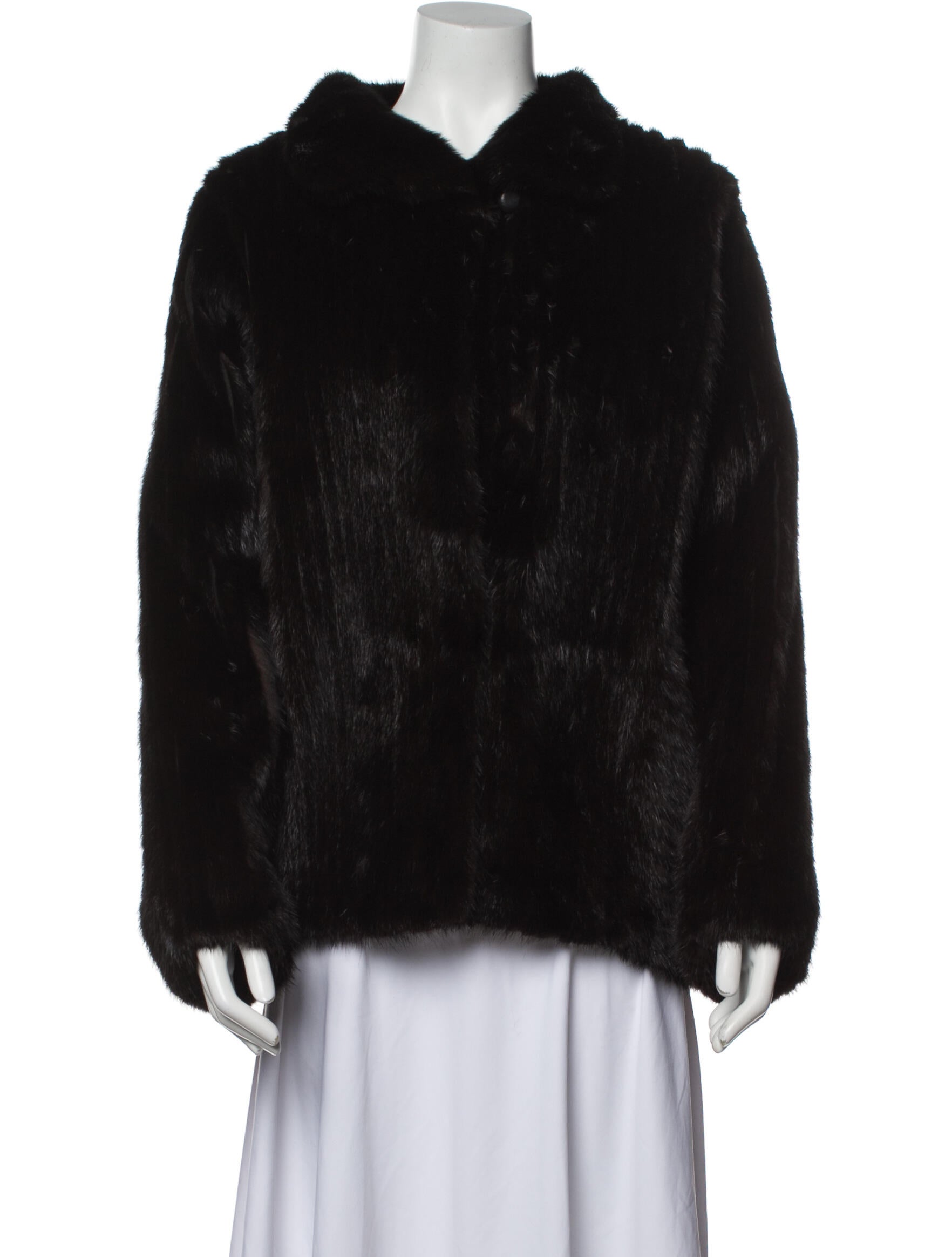 Saga Mink Fur Coat Brown Coats, Clothing SAGFO20447 The RealReal