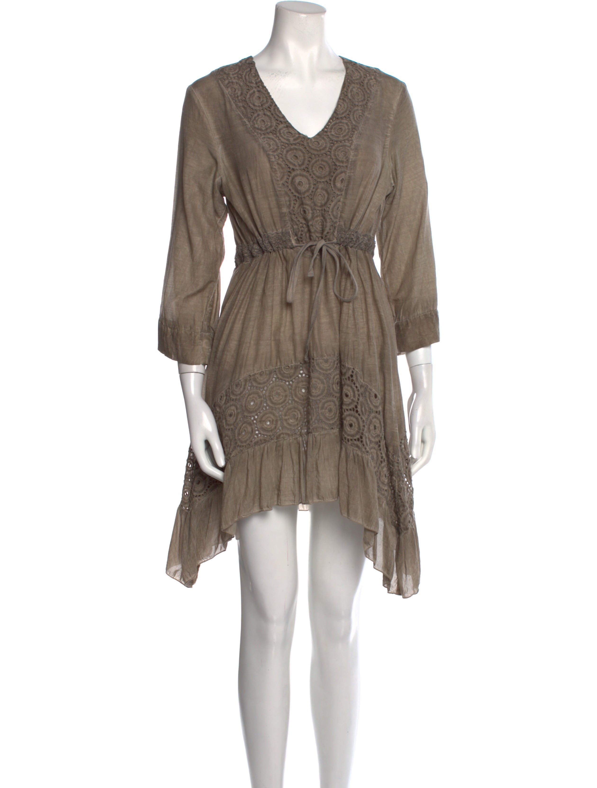 Saga V-Neck Mini Dress