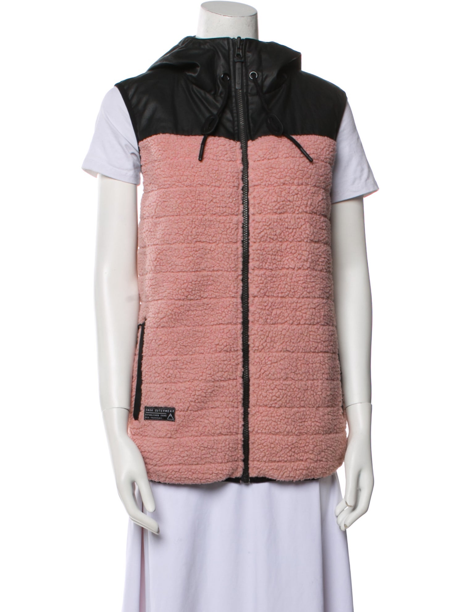 Saga Colorblock Pattern Vest