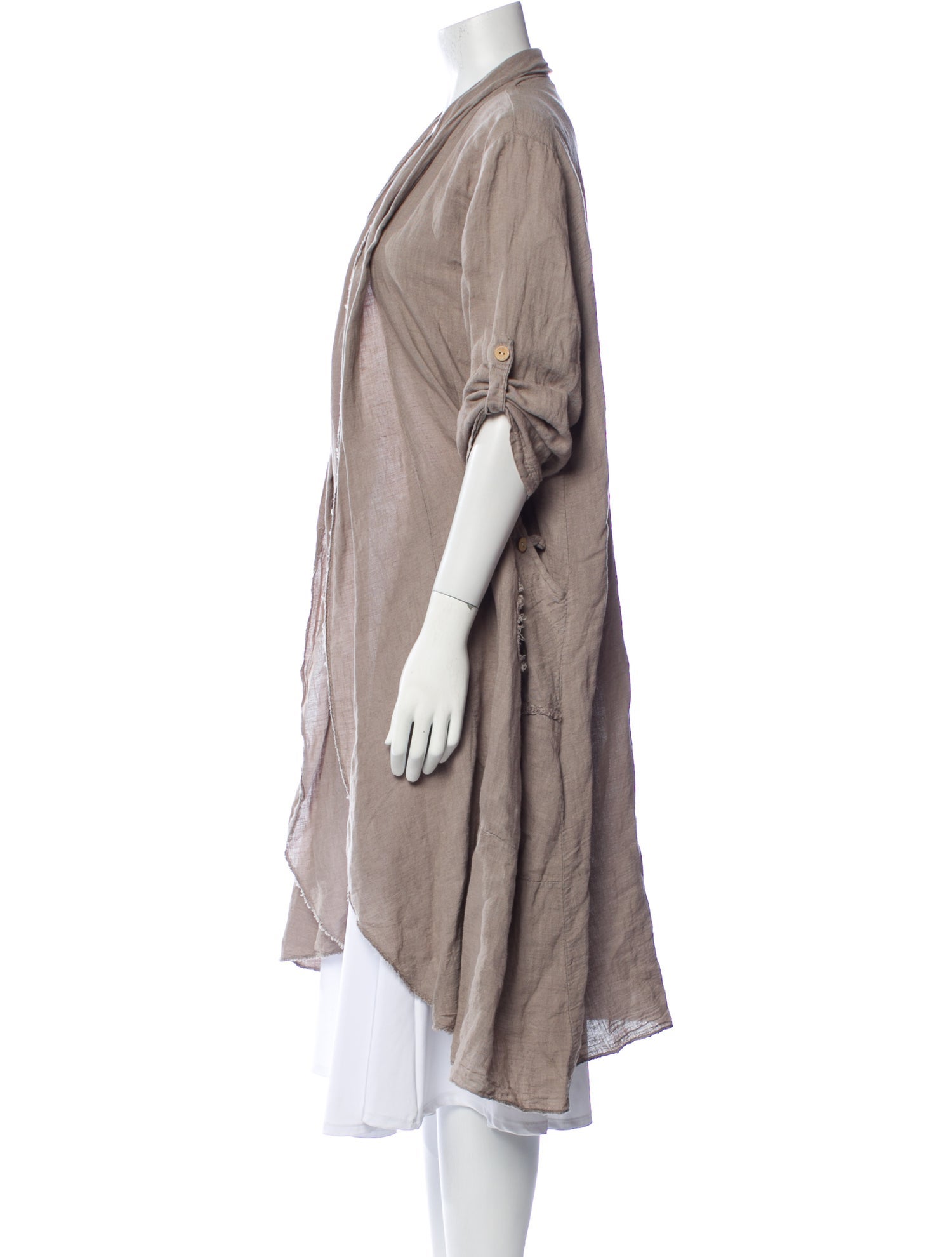 Saga Linen Striped Jacket