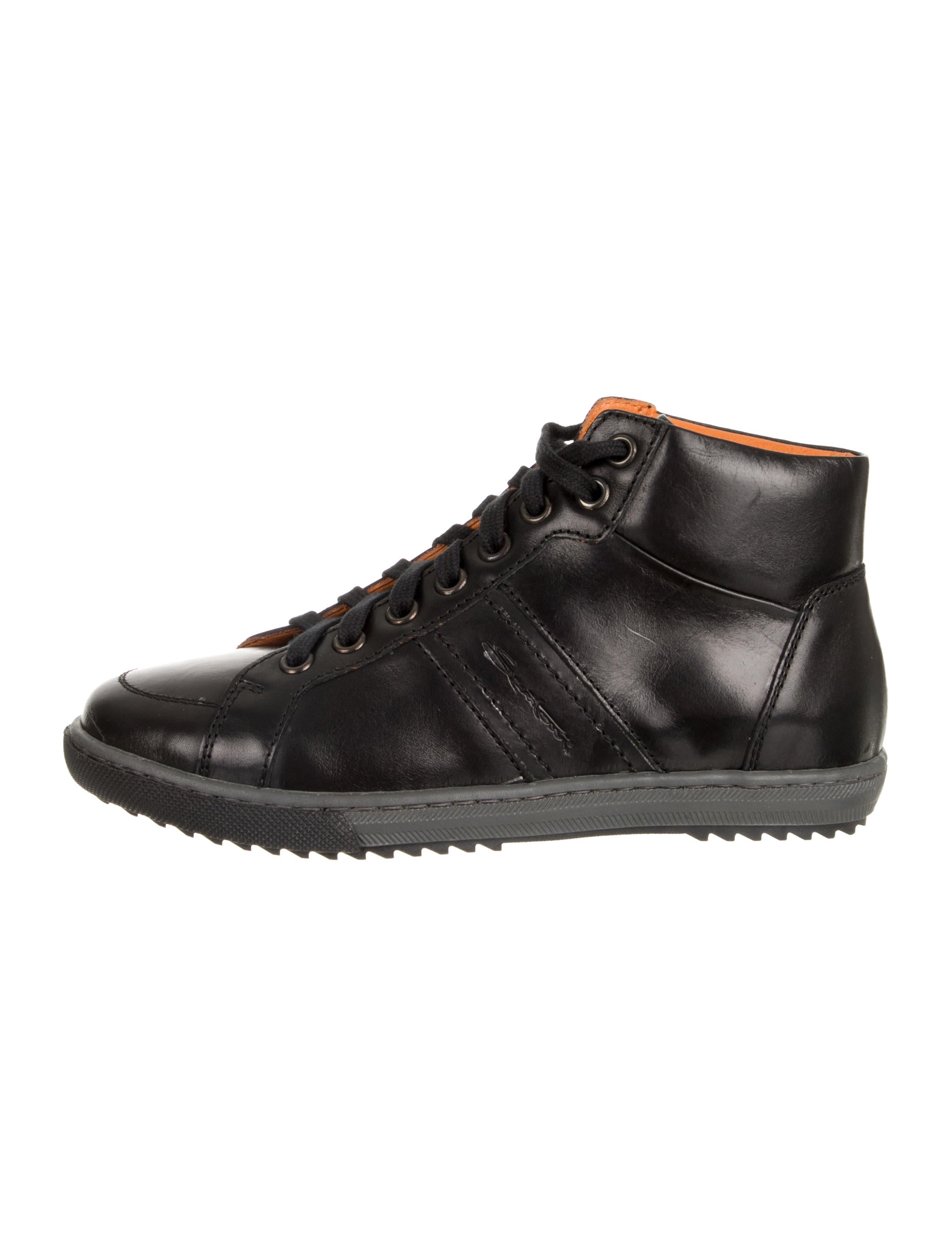 santoni high top sneakers