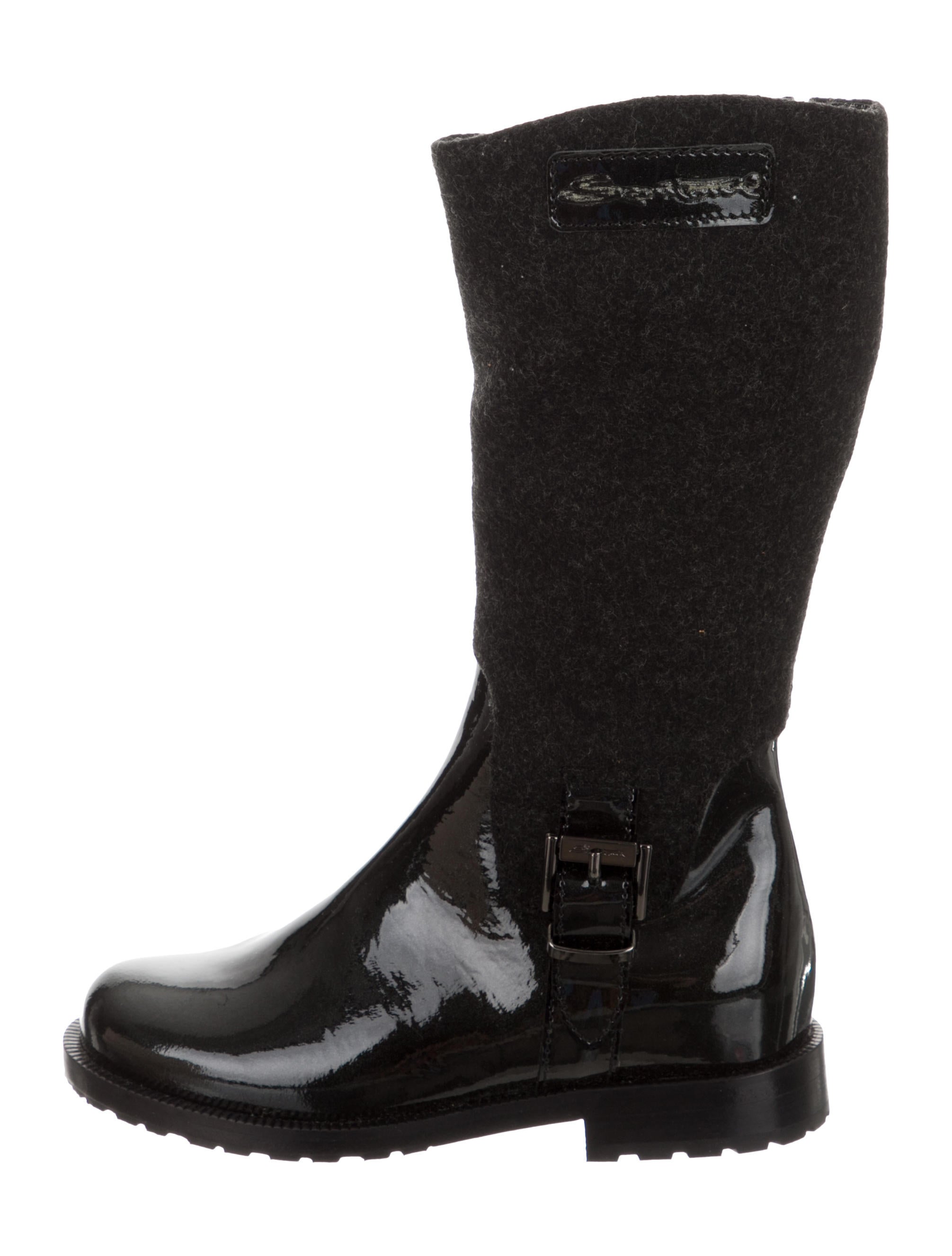 patent leather riding boots