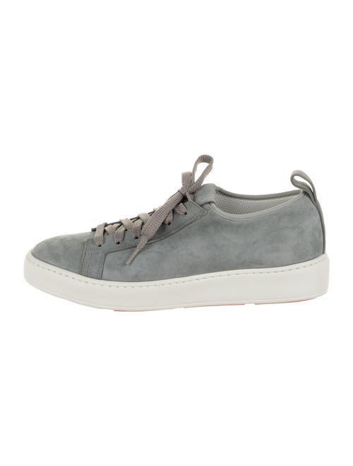 Santoni Suede Sneakers Blue