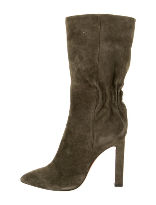 Santoni Suede Boots Green