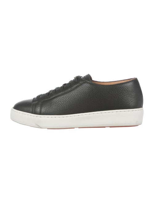 Santoni Leather Sneakers Green