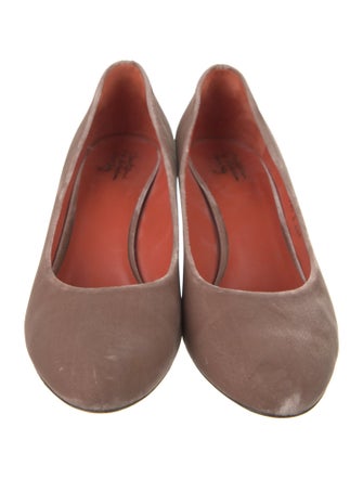 Santoni Velvet Pumps