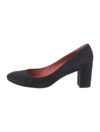 Santoni Velvet Pumps