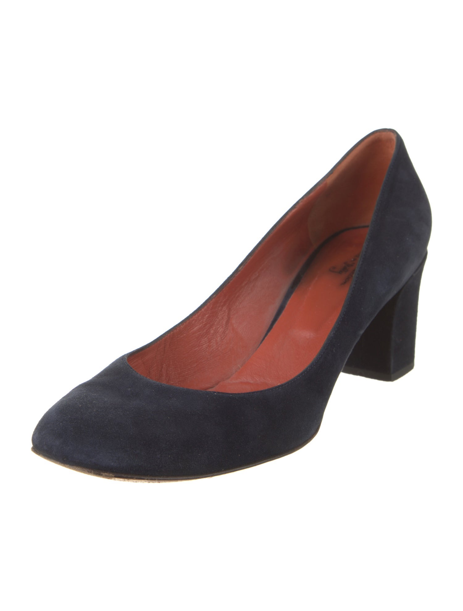 Santoni Velvet Pumps