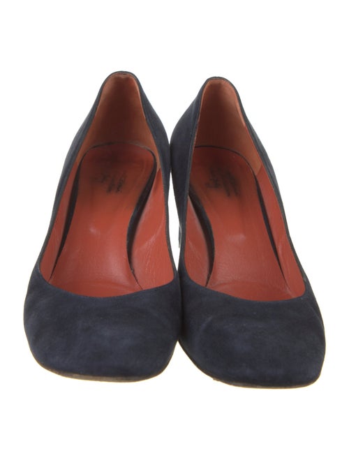 Santoni Velvet Pumps