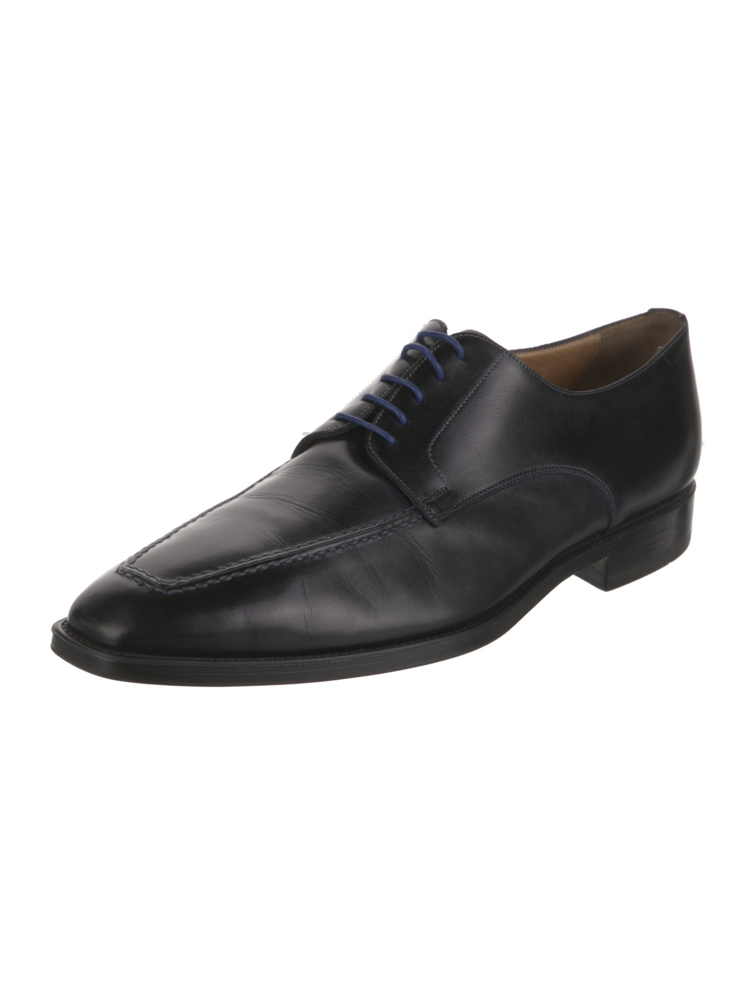 Santoni Leather Oxfords