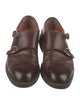 Santoni Leather Monk Straps