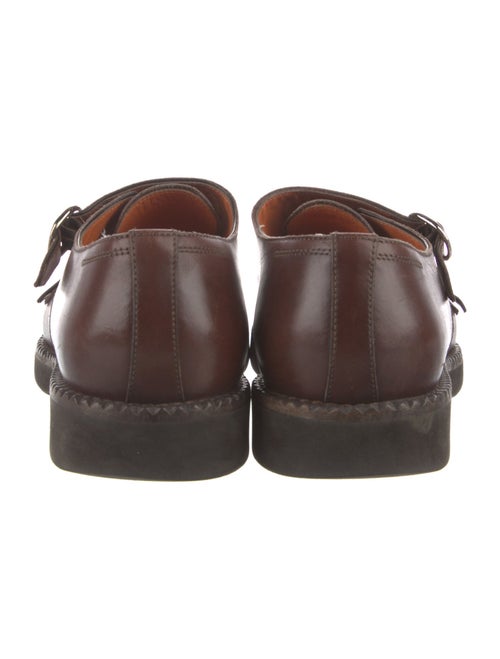Santoni Leather Monk Straps
