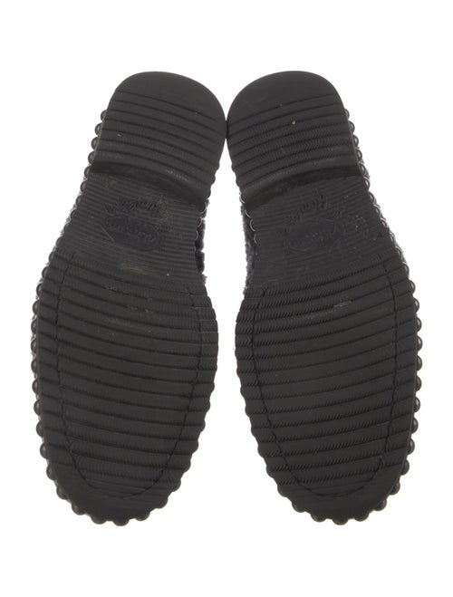 Santoni Shearling Combat Boots