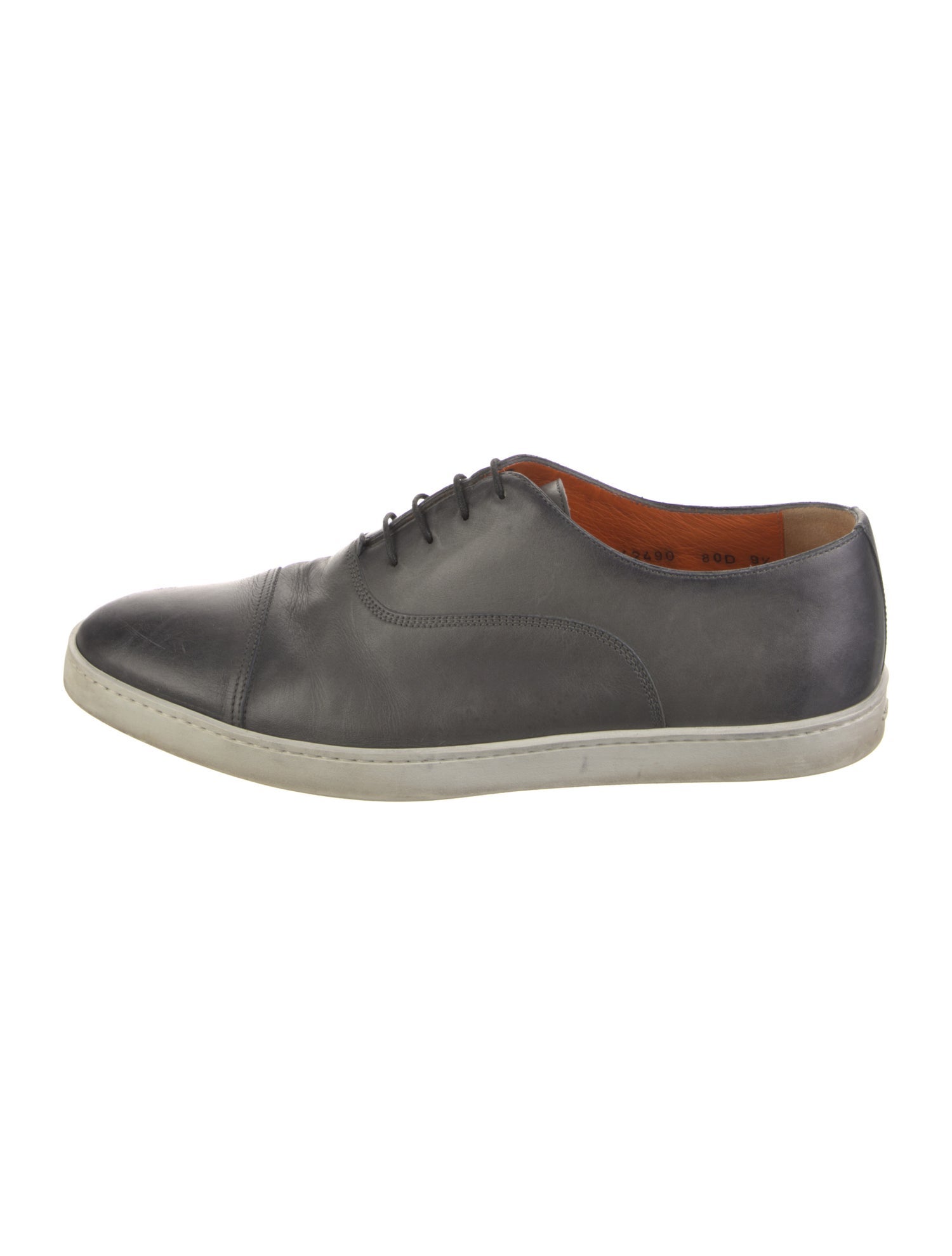 Santoni Leather Sneakers