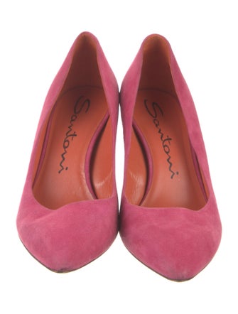 Santoni Suede Pumps
