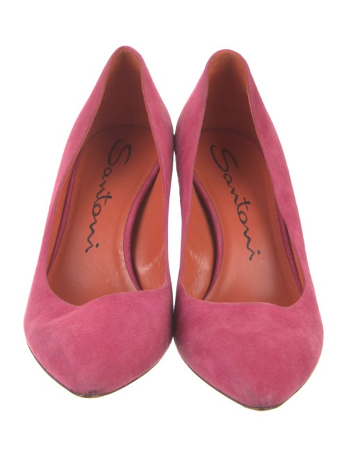 Santoni Suede Pumps