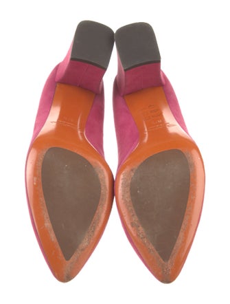 Santoni Suede Pumps