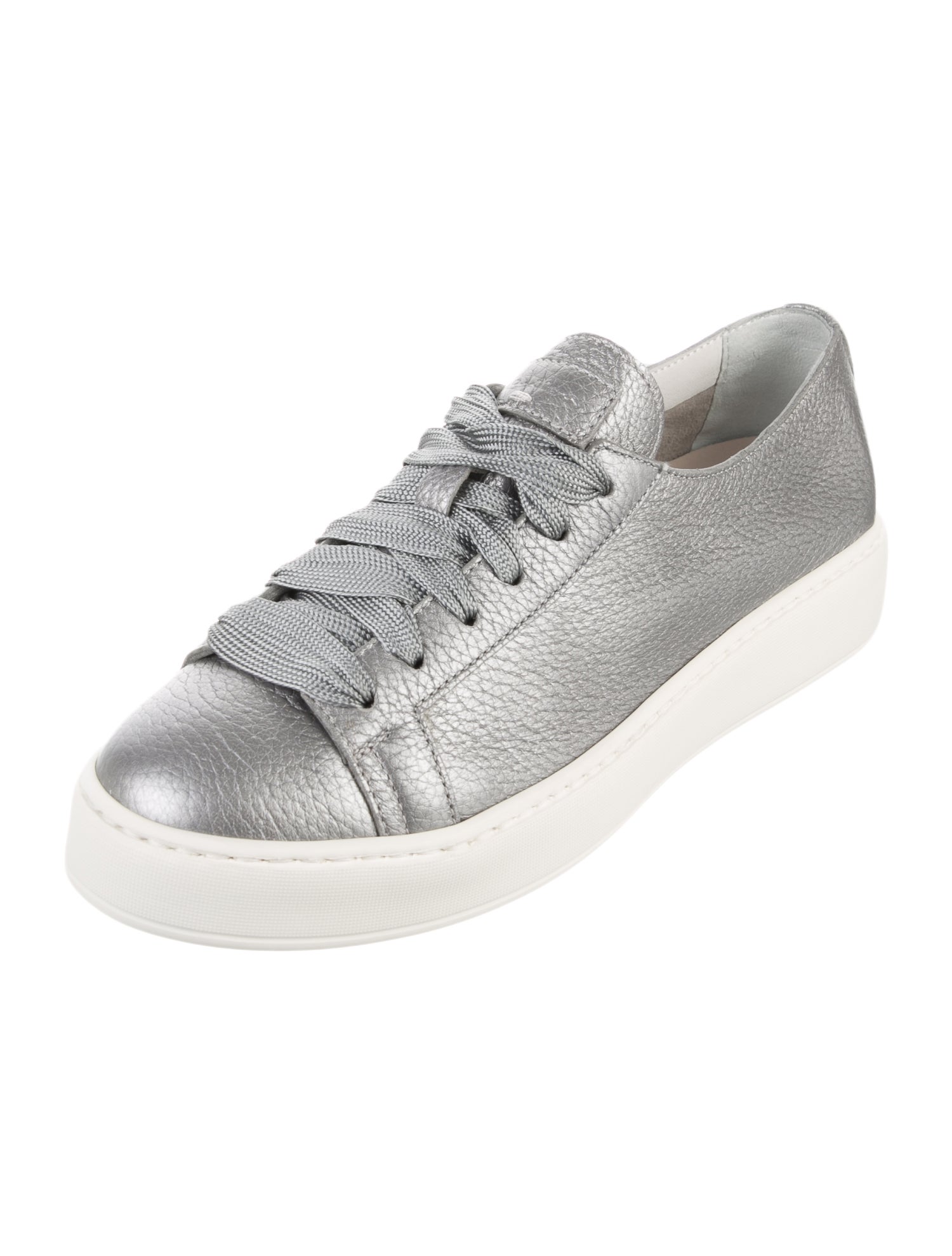 Santoni Leather Sneakers