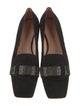 Santoni Suede Crystal Embellishments Loafers